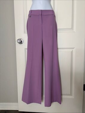 New York & Company Wide-Leg Lavender Pants for Women New Size 6